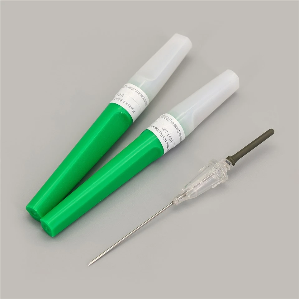 Disposable Sterile Flashback Blood Collection Needle